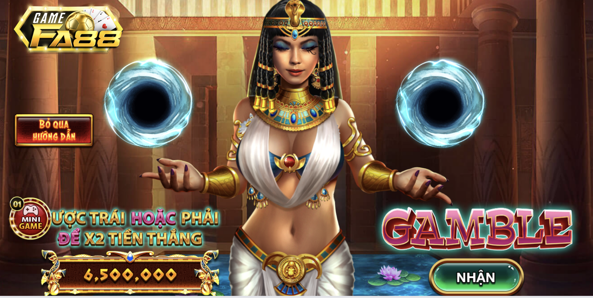 Các tính năng trong Bí mật Cleopatra FA88