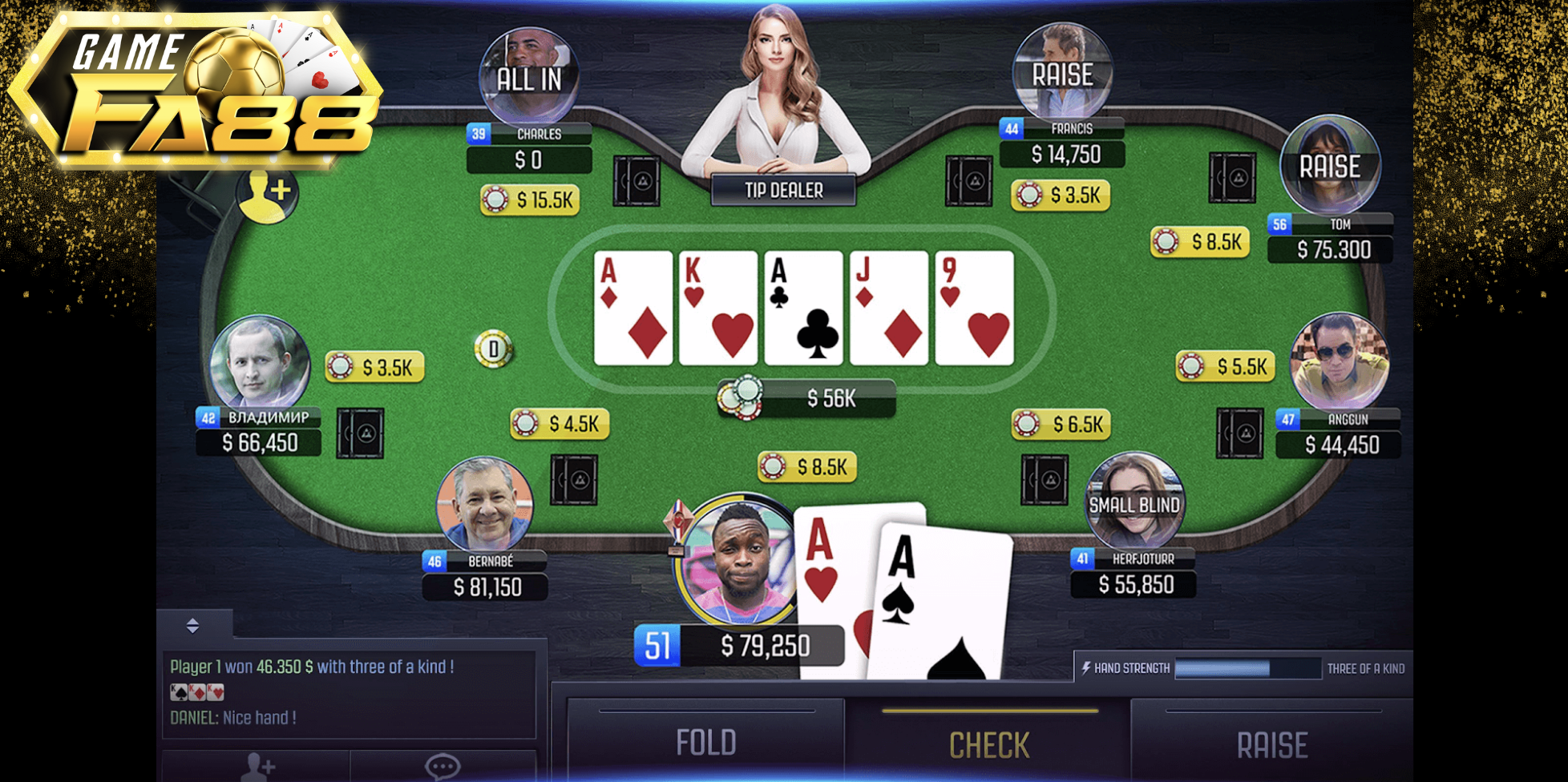 Tìm hiểu về bài Poker tại cổng game Fa88 để thắng lớn