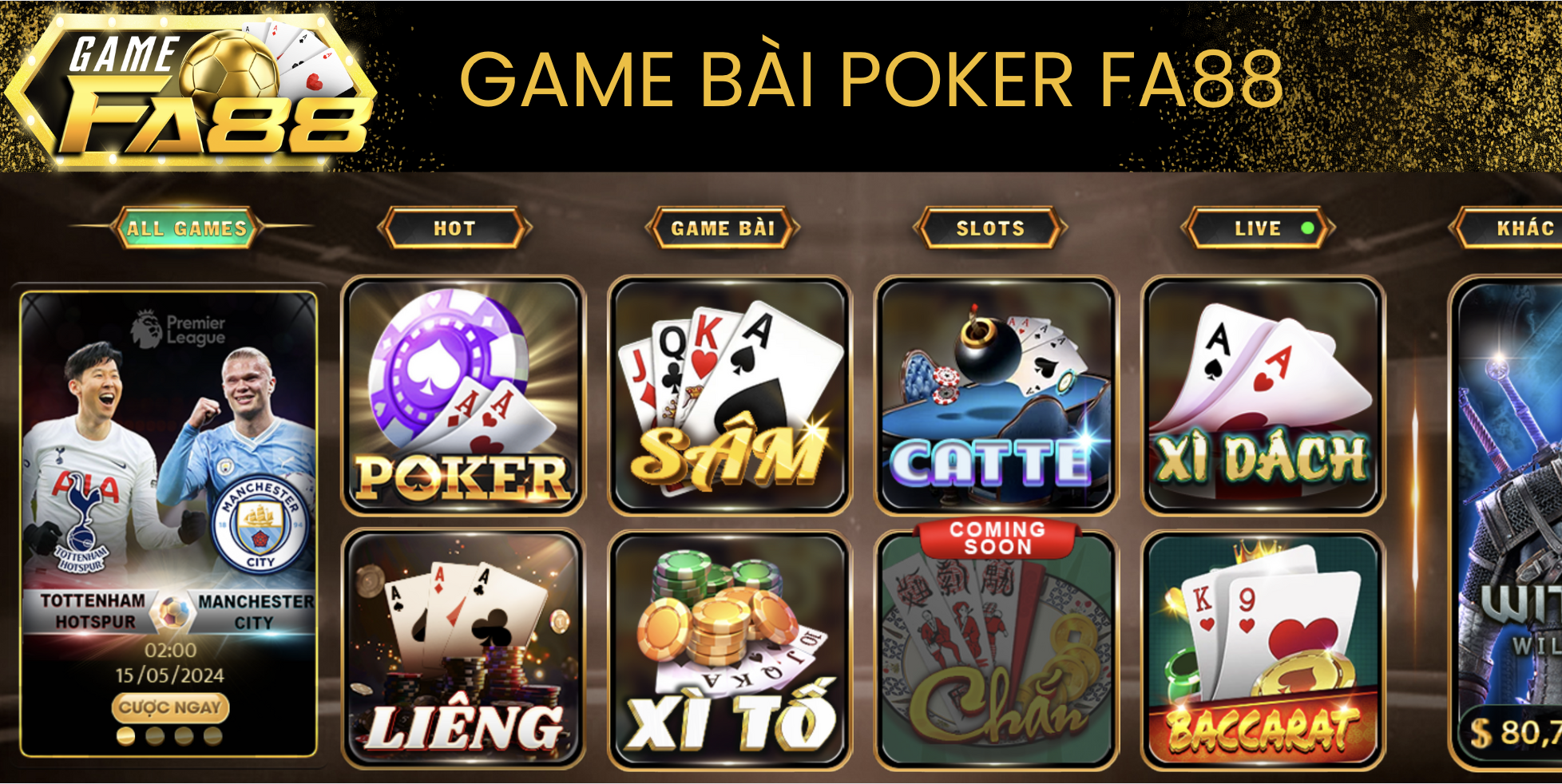 Khám phá game bài poker Fa88