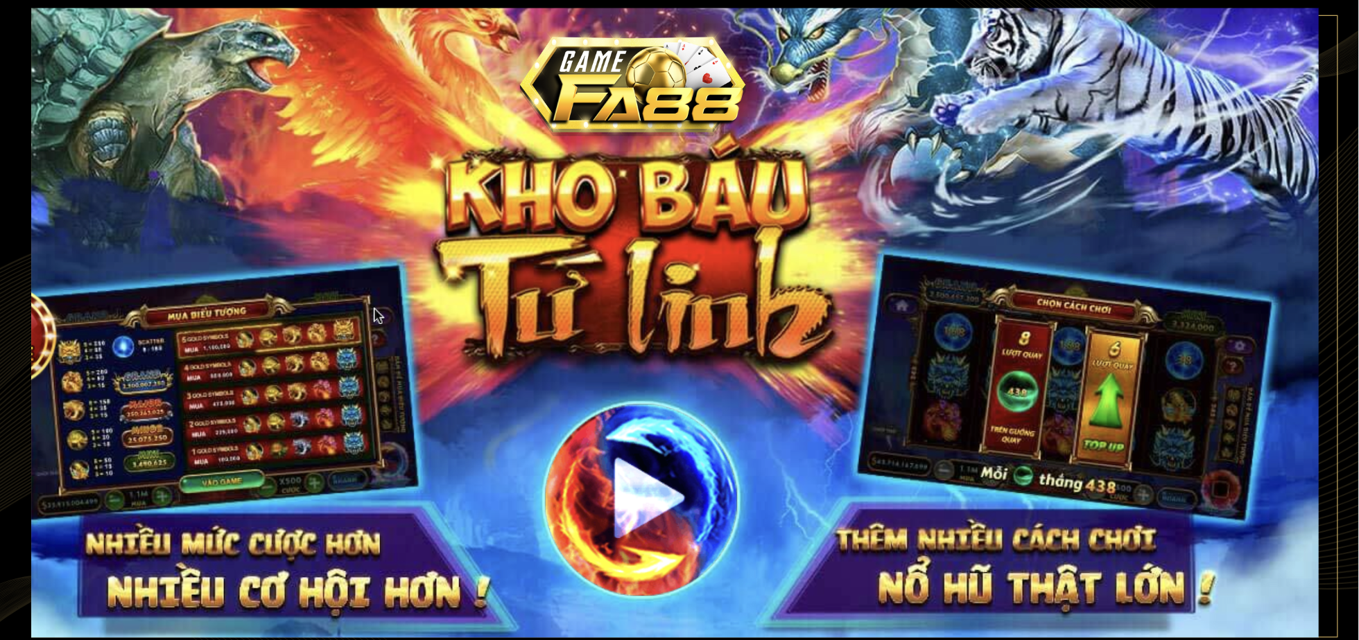 Tìm hiểu về Kho báu tứ linh FA88