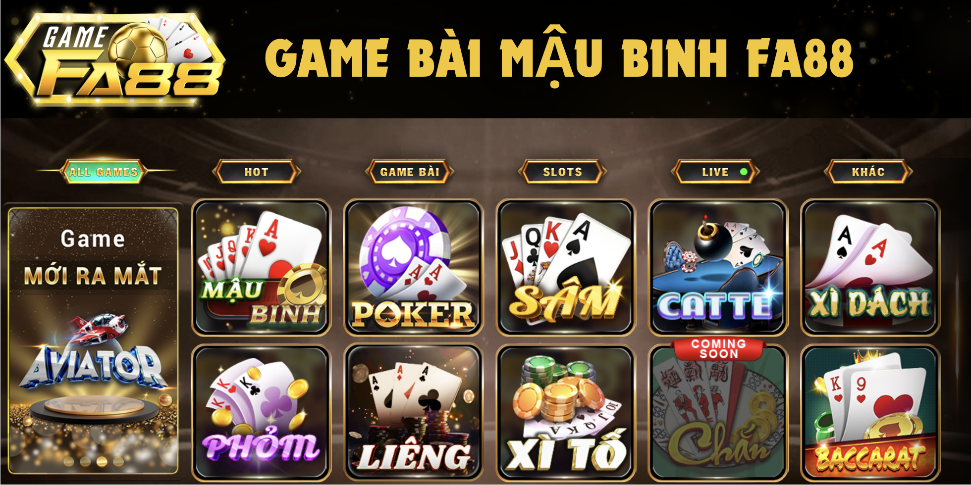 Chinh phục game bài mậu binh Fa88