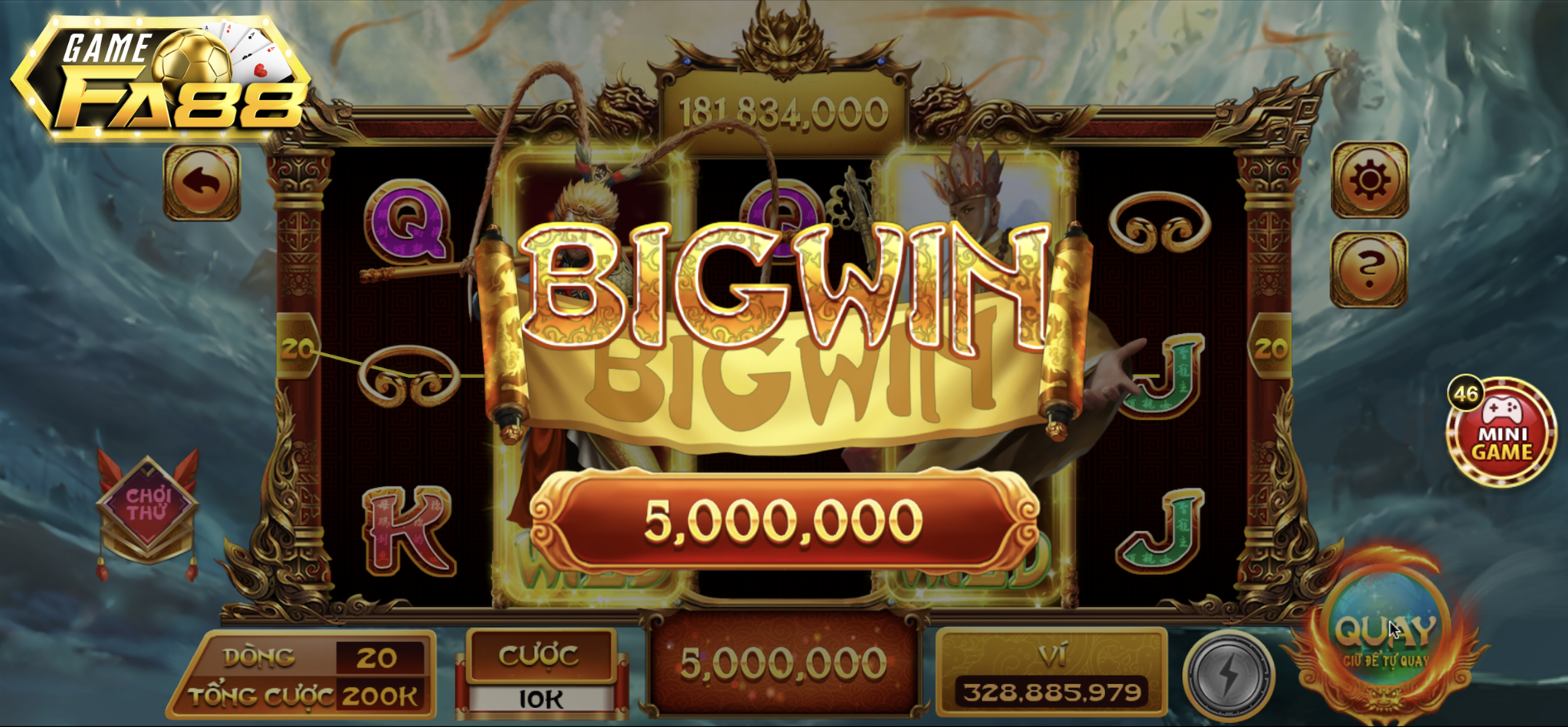 Các điểm nổi bật trong game slots Tây Du Ký