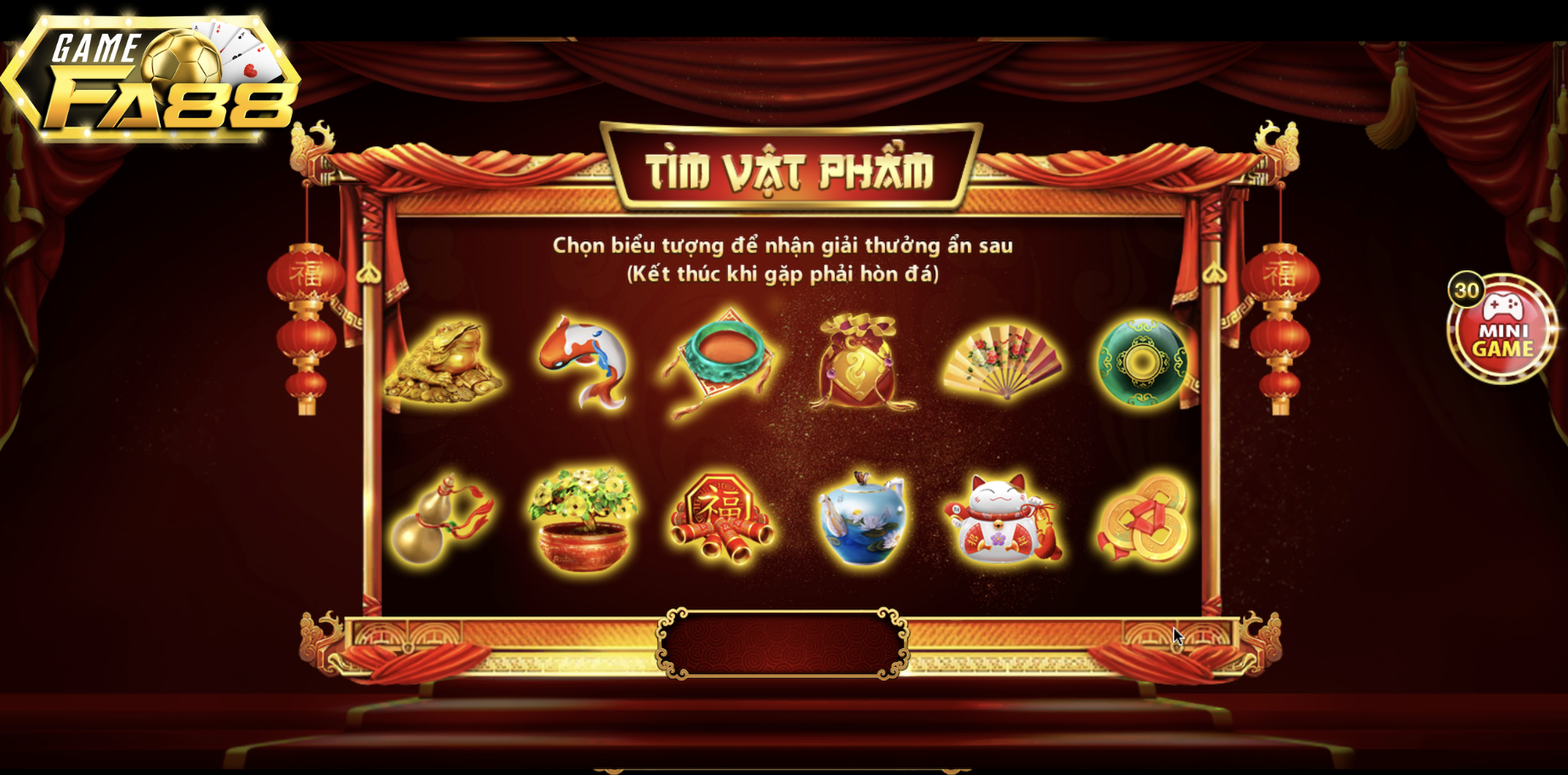 Các phần thưởng nổi bật trong game