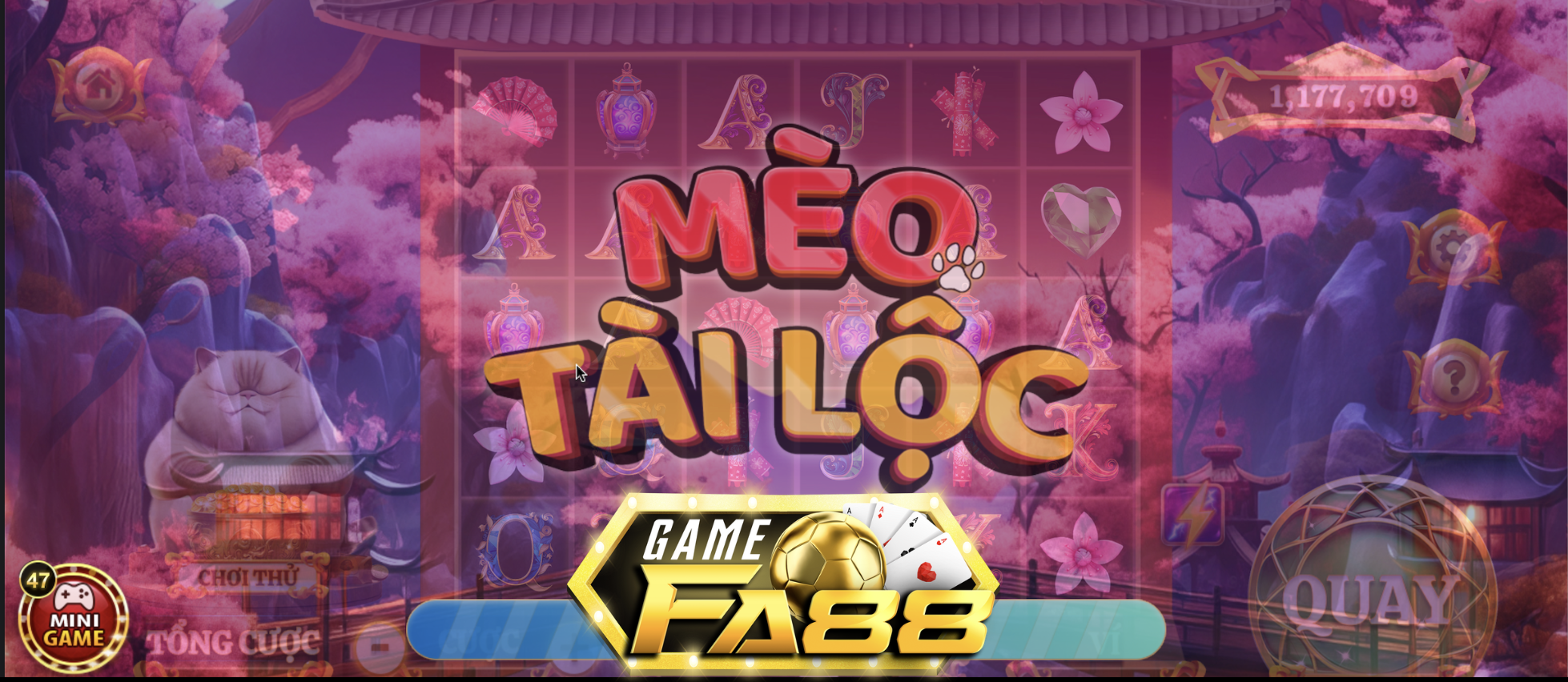 Giới thiệu về game Slots Mèo Tài Lộc Fa88