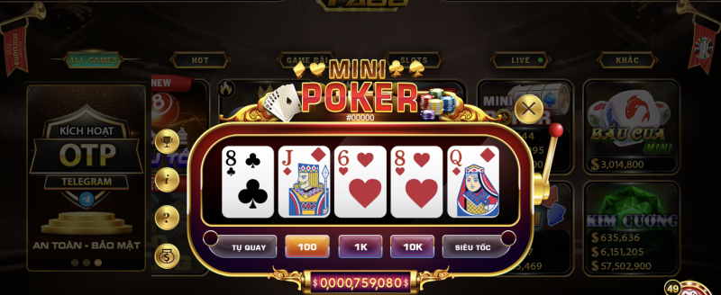 Khám phá Mini Poker Fa88