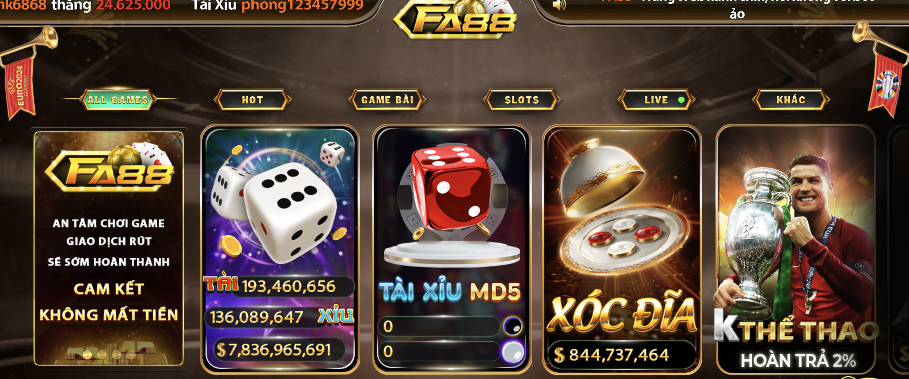 Đánh giá Fa88 dựa trên các sản phẩm của cổng game