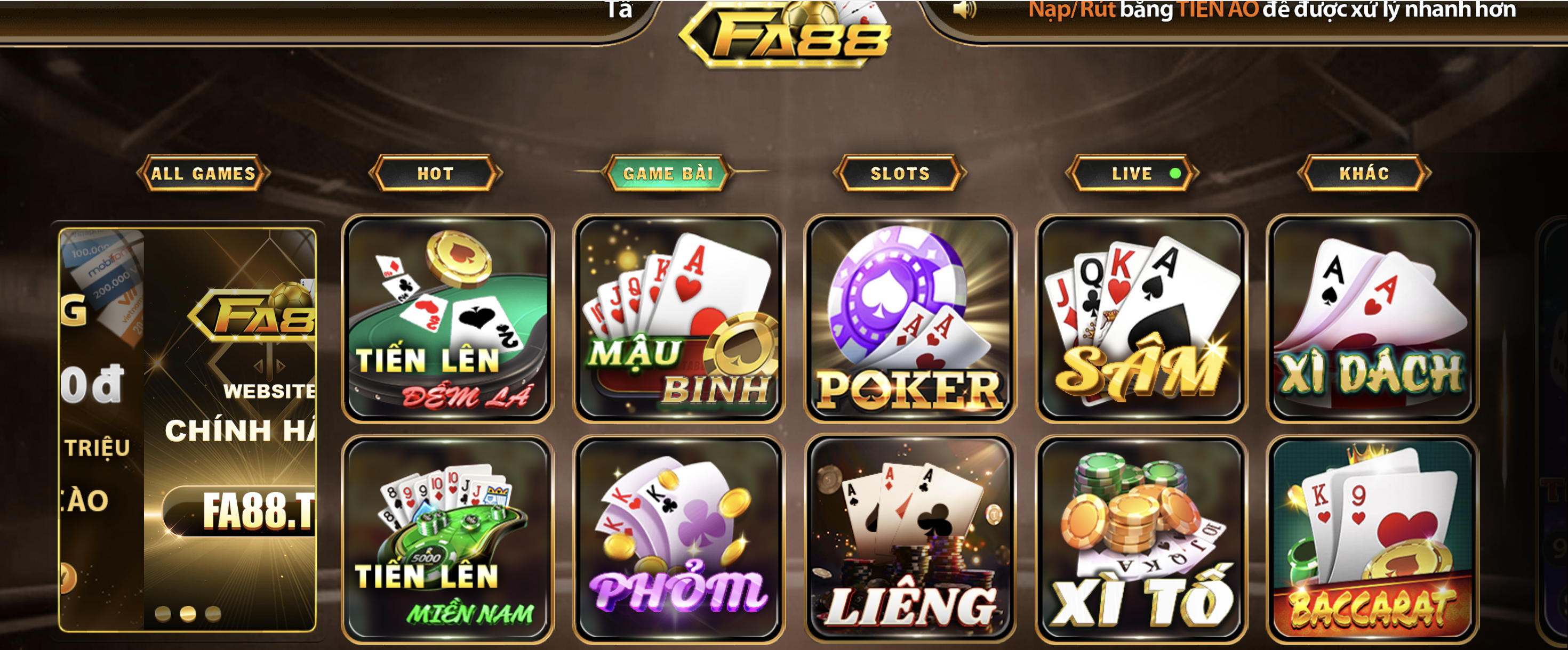 Top 5 Game Bài FA88 Đỉnh Cao Không Thể Bỏ Qua– Chơi Là Ghiền